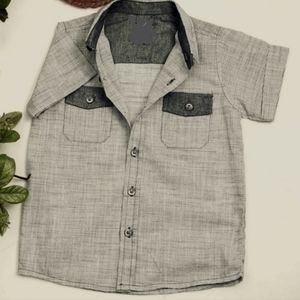 Faded Gear Boys Button Down Short Sleeve Collared Shirt Size 8 Boys